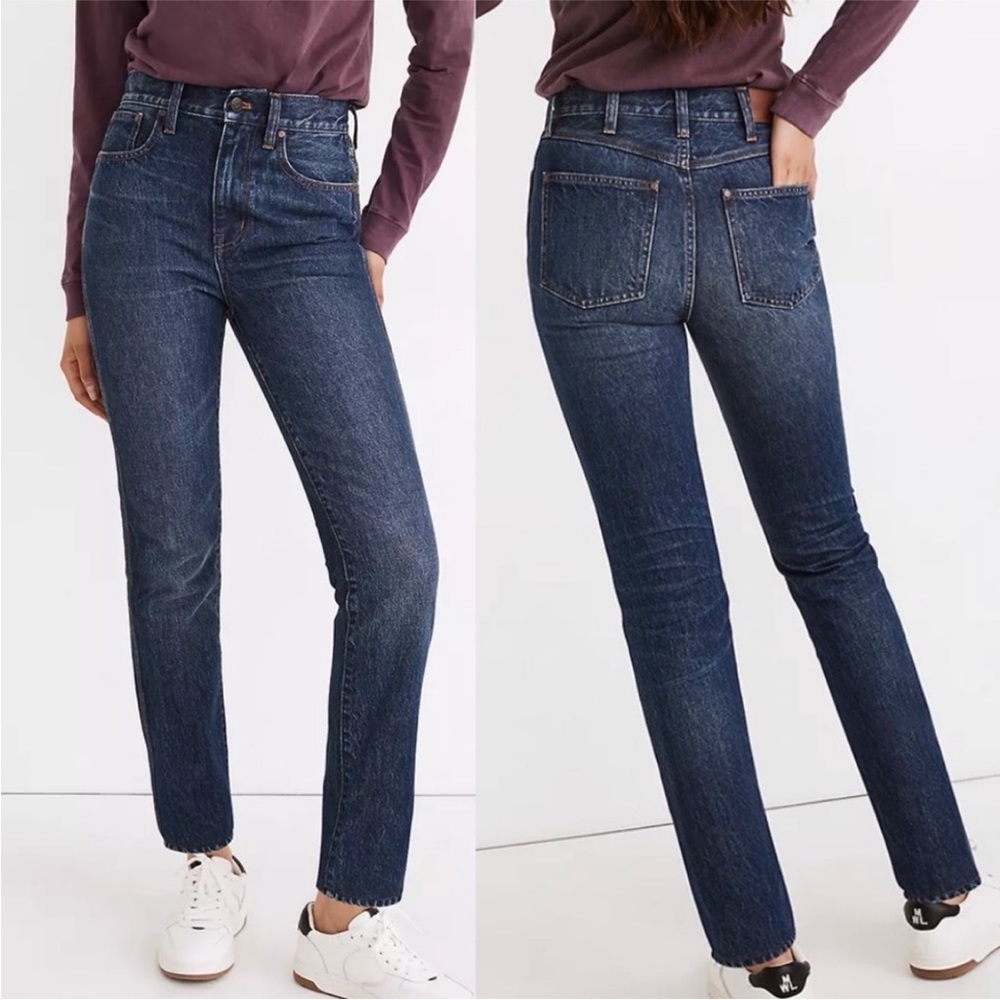 Madewell The Tall Perfect Vintage Jean in Diversey Wash: Retro Stitched Edition